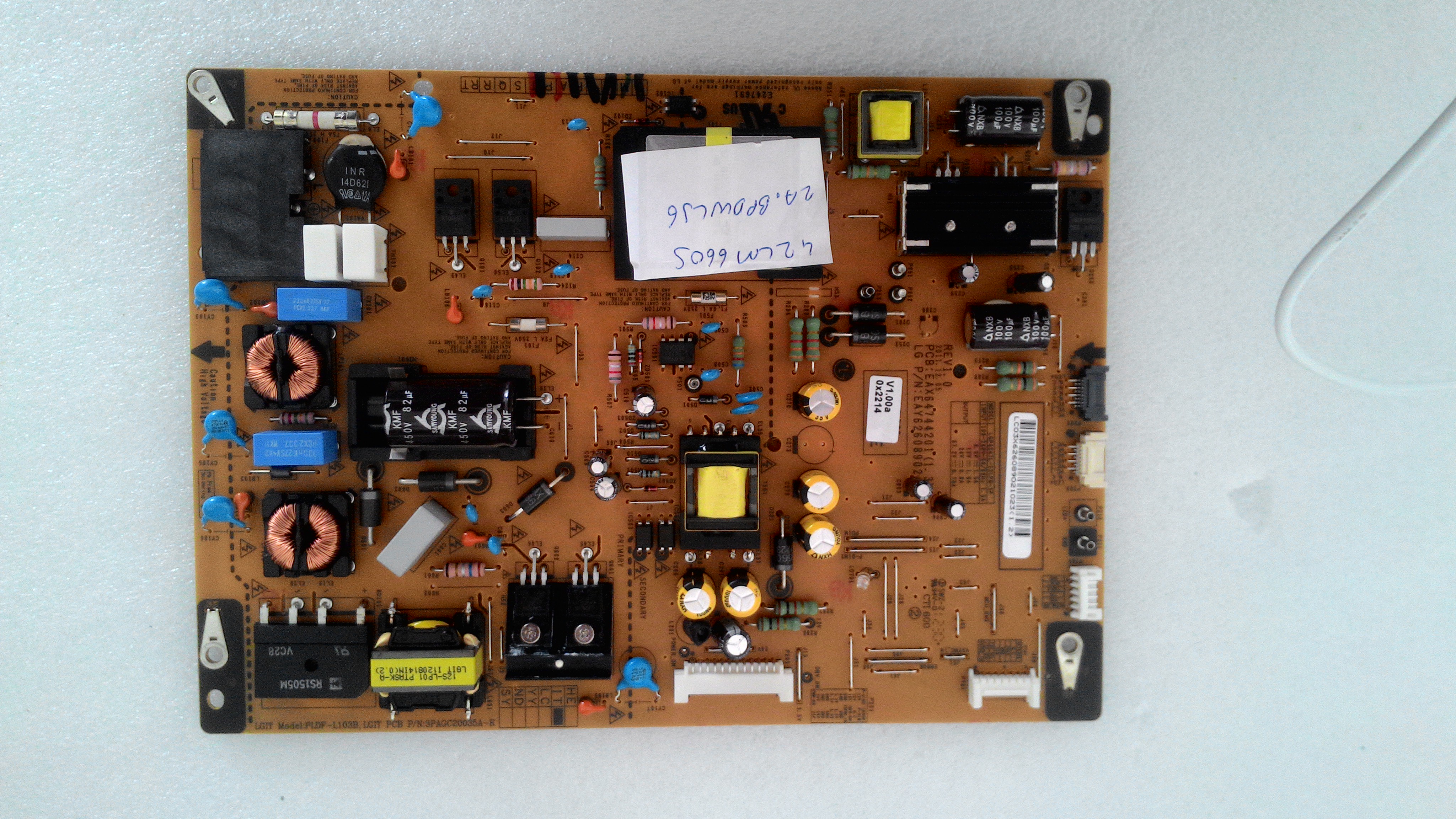 LG TV 42LM660S POWER BOARD